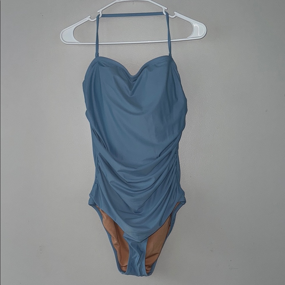 J. Crew Blue One Piece Swimsuit